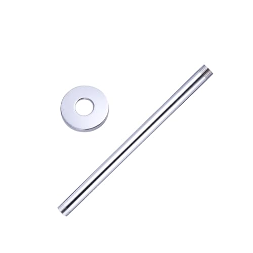 Housoutil Tubería De Rociador Pared Con Brazo De Ducha Redondo Brida De Latón Montaje Techo Resistencia y Durabilidad Garantizada