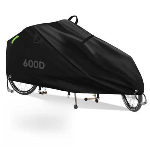 Funda para bicicleta de carga Oxford 600D resistente al agua para exterior 285 cm 2