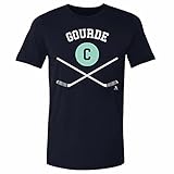 500 LEVEL Yanni Gourde Shirt (Cotton, X-Large, True Navy) - Yanni Gourde Seattle Position Sticks WHT