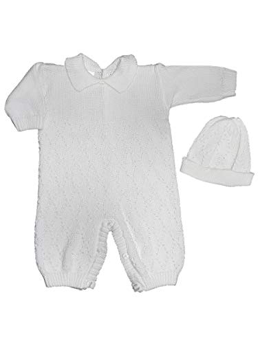 Baby’s Trousseau Boys Diamond Romper M368 (New Born) White
