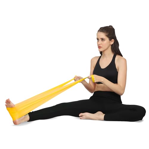 Healthhike Theraband for Exercise & Physio, X-Heavy Resistance, 5 ft, Gold