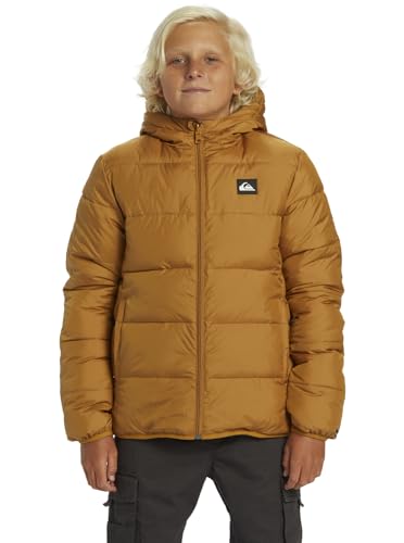 Quiksilver Garçon Scaly Reversible Youth Jacket, Bone Brown, 16 Ans EU Quiksilver Garçon Scaly Reversible Youth Jacket, Bone Brown, 16 Ans EU