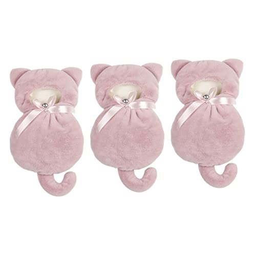 Balacoo 3 Pçs Coelhos Esconderijo Bolsa De Inverno Chinchila Animais Pendurados Ouriços Forma De Pel