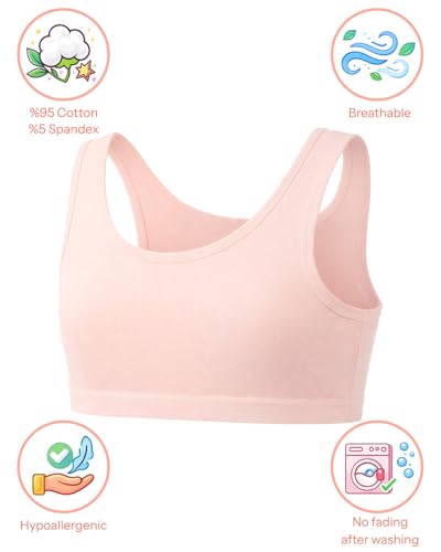 Opiniones de Sujetadores deportivos para Niña más recomendados. 17 Sujetadores deportivos para Niña marca Donella (2)