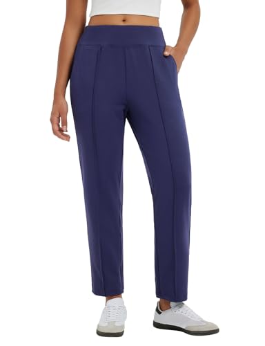 baleaf Womens Travel Pants Stretch Ankle Golf Pants with Pockets Comfy Petite Business Casual Dressy Work Slacks