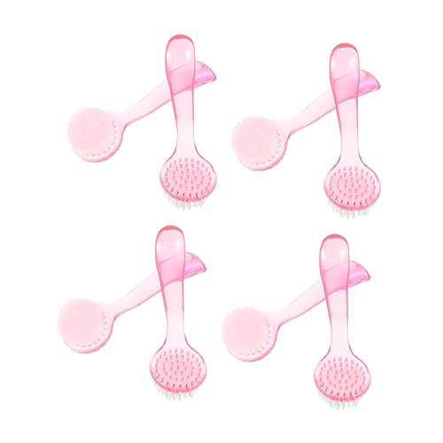 FOMIYES 8pcs Face Cleaning Brush Soft Bristle Pore Cleansing Brush for Gentle Exfoliation and Deep Clean for Skincare and Nail Care Selection Random Color