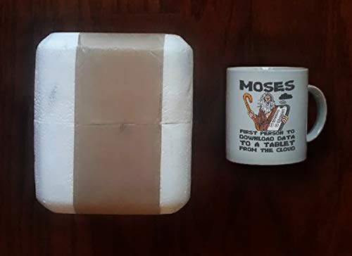 Taza de cerámica blanca 11oz con diseño humor cristiano miniatura 7