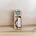 Jewish Judaica Wooden Star of David Car Mezuzah with Traveler's Prayer Scroll