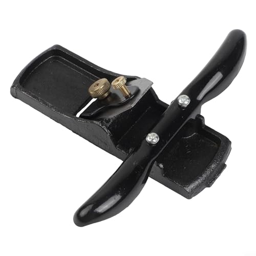 Strumento compatto per mini pialla manuale per la lavorazione del legno con lame in acciaio, manico ergonomico in ebano per stabilità e comfort, per la finitura di piccoli strumenti