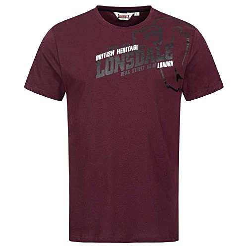 Lonsdale Herren Benlee Kapuzenshirt Epperson Hemd, Rosso, XX-Large Lonsdale Herren Benlee Kapuzenshirt Epperson Hemd, Rosso, XX-Large