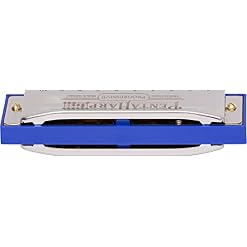 Hohner Accordions Hohner Harmonica Pentaharp Harmonica, Key of C Minor, Stainless steel (M21BX-CM) - Les Beatles, Paul McCartney, John Lennon, RIngo Starr, George Harrison Hohner Accordions Hohner Harmonica Pentaharp Harmonica, Key of C Minor, Stainless steel (M21BX-CM) – Image 3