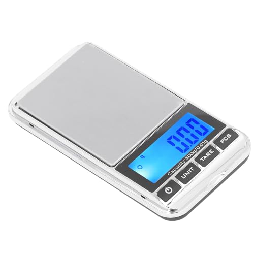 Báscula digital portátil de bolsillo para joyería 500g