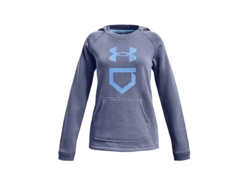 Under Armour Girls Softball Hoodie Apparel - Ultra-Soft Cotton Blend Fleece YLG