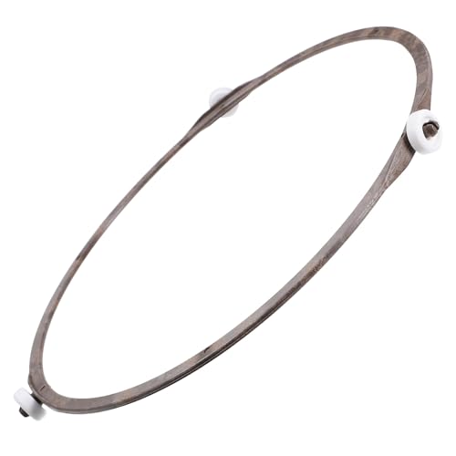 Amosfun Drehtellerring für Mikrowelle Mikrowellen Glastellerhalter aus Hitzebeständigem Kunststoff Großer Rollring 1,4cm für Mikrowellenersatz und Reparatur