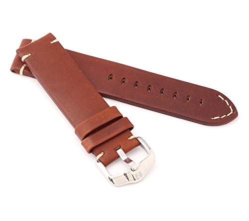 Preisvergleich Produktbild HIRSCH Herren Uhrenarmband Kalbsleder Modell Ranger 20 mm Goldbraun