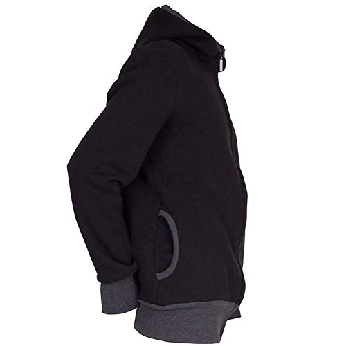 Amropi SN07646-BLACK-L Mens Kangaroo Jacket thumb #5