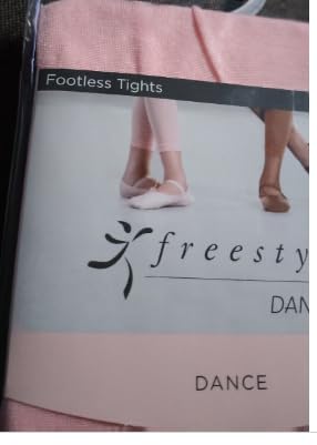 Pink tight girl's dance ballet footless medium freestyle2