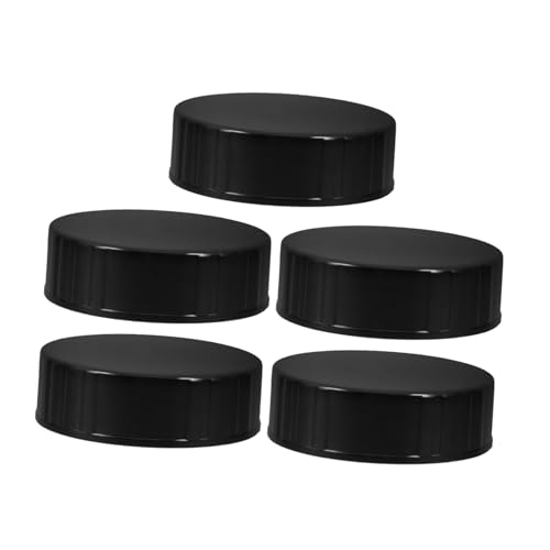 Alipis 38mm Poly Screw Cap Leakproof Bottle Lid Round Cap for Bottle Air-tight Seal