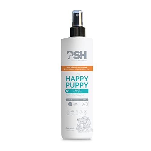 PSH Happy Puppy Lotion - Loción Hidratante y Nutritiva para Perros y Gatos - Bruma para Cachorros - Fortalece la Fibra...
