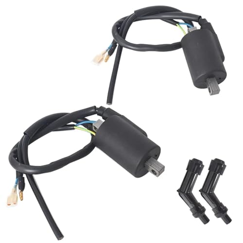 HYQHYX Bobina Encendido Bobinas Encendido para CB350 para CL350 SL350 CL450 CB450 CB500 CL500 12V 2 Piezas Paquete Bobina Encendido Bobinas Encendido 30500-292-672 30500-292-371