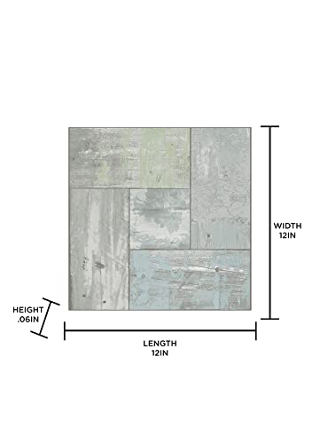 Floorpops Fp3290 Boardwalk Peel & Stick Floor Tiles, Grey #TOP4