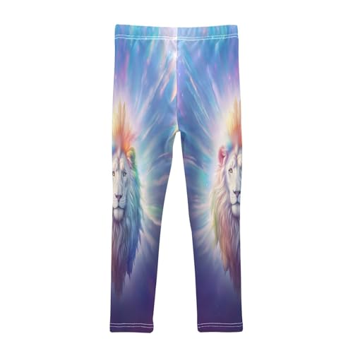 Toddler Girls Leggings Printed Yoga Pants Leggings Watercolor Lion Head for Kids2