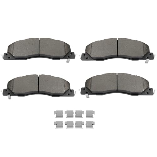 Image of SCITOO D1399-8507 Disc Brake Pads Sets Front Metal Brake Pads w /Hardware | For Dodge For Ram 2500 2009-2010,For Ram 3500 2009-2010,For Ram For 1500 2012,For 2500 2011-2018,For 3500 2011-2018