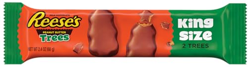 Reese's Holiday Peanut Butter Trees, King Size, 2.4-Ounce Package