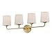 4 Light Bath Vanity-10 Inches Tall and 28.5 Inches Wide Satin Brass Maxim Lighting 12094Swsbr