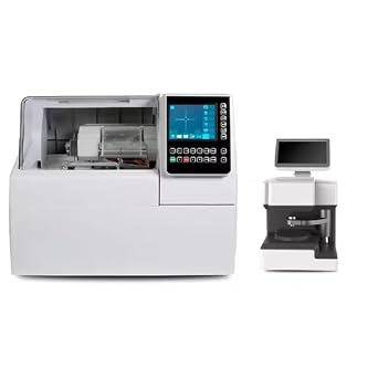 Automatic Edge Grinding Machine Glasses Processing Equipment Instruments Auto Lens Edger Machine with Free Scanner 7 Inch Touch Screen Scanner Automatic Edge Grinding Machine