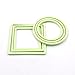 KeaJuidy 6 PCS Aquarium Floating Plant Corrals Includes 3 Square and 3 Circle Corrals, Intercepting Floating Plants from Filters and Heaters Duckweed Isolation Foam Circle for Fish Tank