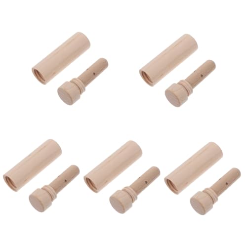 VALICLUD 5 Pezzi Aromaterapia di aspirazione nasale in legno del naso bastoncino per inalare il profumo bastoncino nasale bastoncini di inalazione nasale di legno