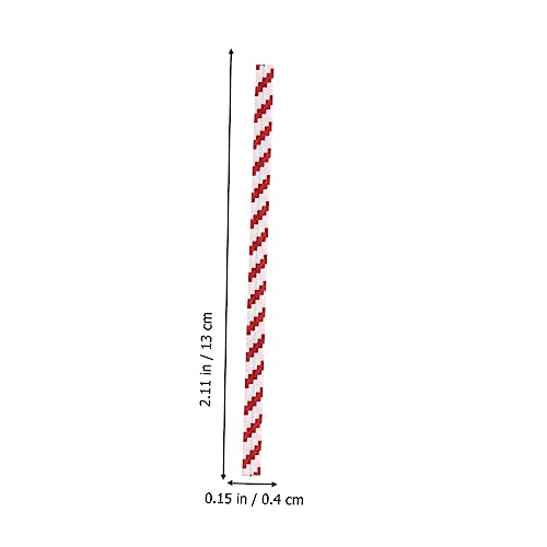 Didiseaon 1400 Pçs Laço Listrado Fio Santa Gravata Bolsas Navideñas Para Laço Listrado Vermelho E Br