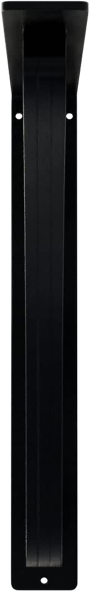 Ekena Millwork BKTM02X12X15TTN 2" W x 12" D x 15" H Tristan Wrought Iron Bracket (Triple Center Brace)