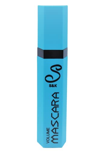 Volume Mascara by S&K. Pure and Fresh Fragrance, Blackest Black, last upto 24 Hours. 4D