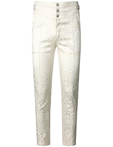 Image of VATPAVE Mens Gothic Pants Cosplay Costume Trousers Steampunk Victorian Pants