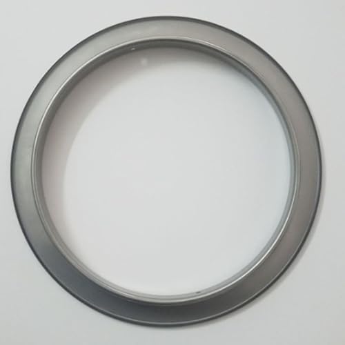 Image of Countertop Embedded Hollow Ring Stainless Steel Trash Grommet Accessories Round Built-in Trash Can Accessories for Mall Kitchen Bathroom Office (Sliver)