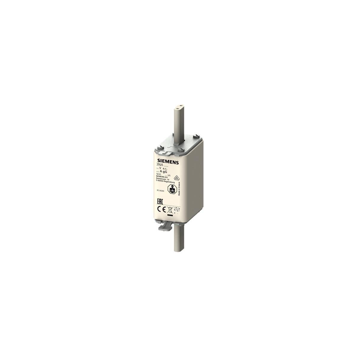 Fusible NH 200A Siemens 500V T-3 de alta fiabilidad y durabilidad para entornos críticos