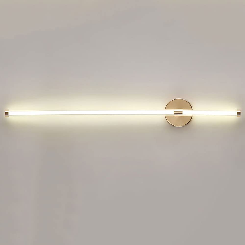 Eclairage d'interieur minimaliste en verre dore de haute qualite pour salon