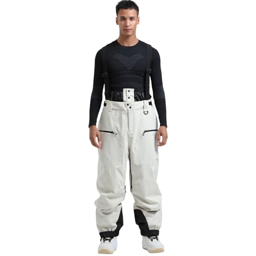 Pantalon de ski homme épais sport d'hiver chaud et confortable XL