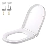 ♥ Leise Softclose-Funktion - Schließen Sie langsam, um Kollisionen zwischen dem Toilettensitz und der Toilette zu vermeiden, und erzielen Sie so einen geräuschlosen Effekt und vermeiden sich die Finger einzuklemmen und zu verletzen