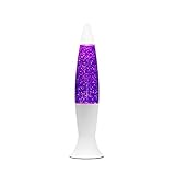 La emocionante lámpara de lava establece gracias a su efecto brillante en elegante lila acentos como luz de ambiente en tu hogar.