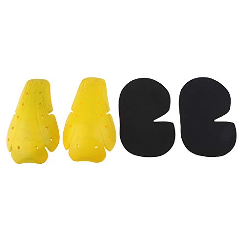 Homyl バイクの安全性(大人のセット)のための4ピースオートバイ膝&ヒップーガードパッド保護セット