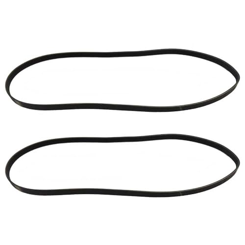 GULUANT 2 Pack Replacement 500-J-6 500-J6 Ribbed Poly Flat V Belt for Powermatic Bandsaw PB14 6PJ1270 6PJ1282 Air Compressors Models (6 Rib - 50