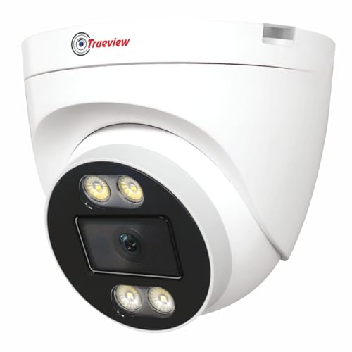 Image of Trueview 3MP 4G Dome CCTV Camera | STQC Approved | SIM Based Security Camera | All Time Colour Night Vision | Human Detection | Two-Way Audio | Supports 256GB Memory Card | Smart Home Surveillance