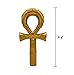 Nicky Bigs Novelties Gold Ankh Staff - Pharaoh Anubis King TUT Scepter - Egyptian Cane Cosplay Halloween Costume Prop, Gold, One Size