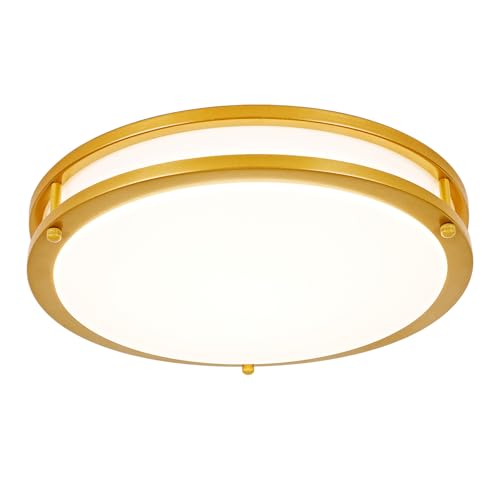 DLLT Flush Mount LED Ceiling Light: 13 Inch 5CCT (3000K-6000K)