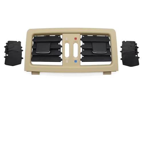 Grille d'aération arrière pour Série 5 E60 E61 545i 550i, console centrale beige