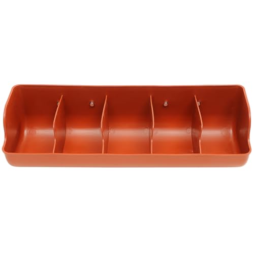 Mangeoire pour porcs plastique orange alimentation porcelets ferme commerciale