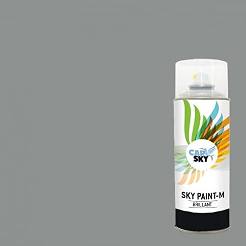 CARSKY Bombe de peinture RAL Gris Signalisation A 7042 finition brillante 400ml